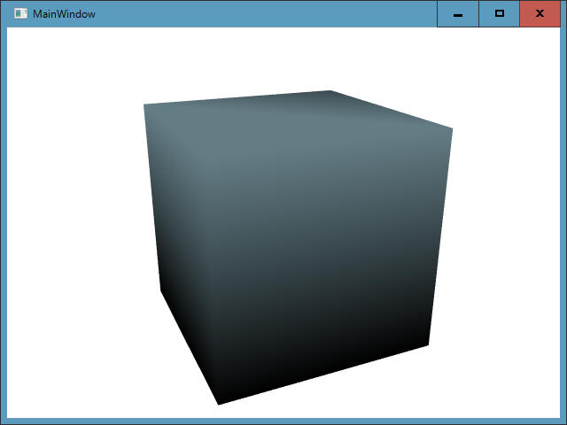 立方体 3D 表示例