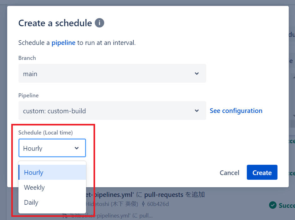 pipelines - schedules