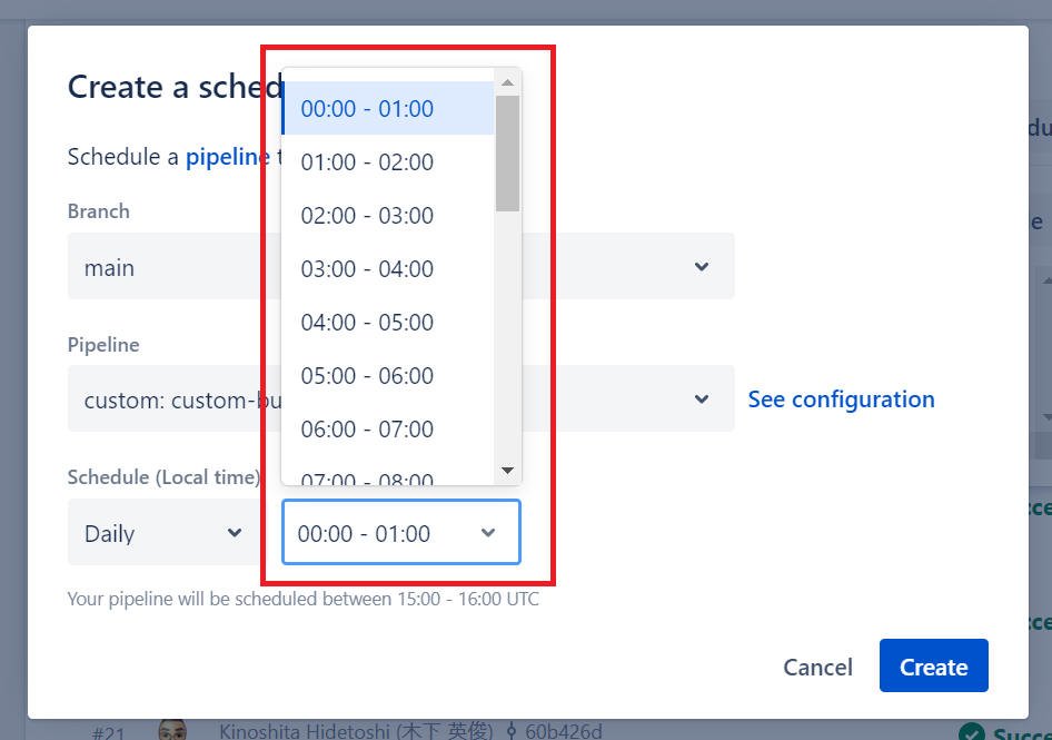 pipelines - schedules